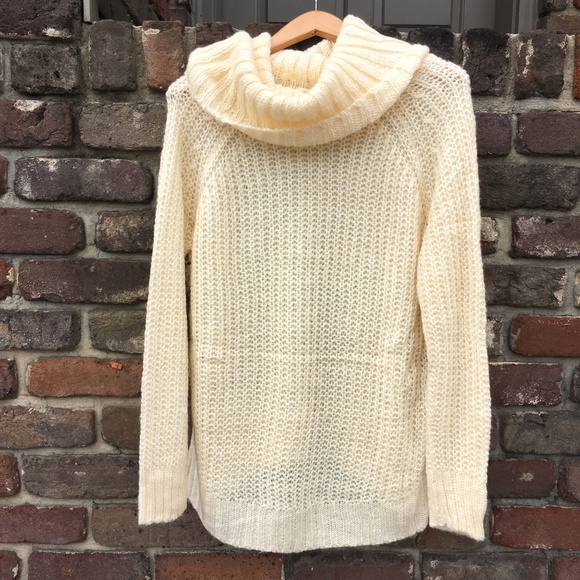 By Together You & I Cowl Neck cream sweater NWT - Picture 4 of 4